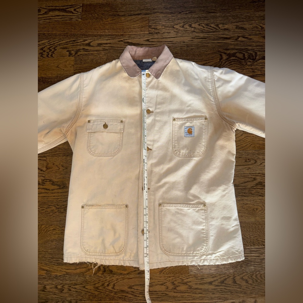Carhartt Light Tan Canvas Work Jacket